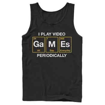 Мужская майка Periodic Gamer Tank Licensed Character