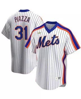 Мужская майка piazza white new york mets home cooperstown collection player jersey Nike, белый