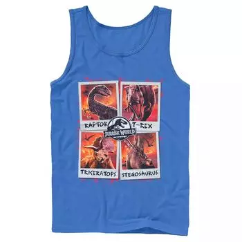 Мужская майка Polaroids Jurassic World Two Dino Vacation Licensed Character