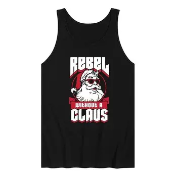 Мужская майка Rebel Without A Claus Licensed Character, черный