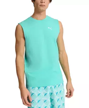 Мужская майка Resort Logo Puma, зеленый