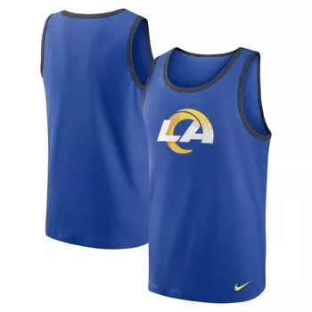 Мужская майка Royal Los Angeles Rams Tri-Blend Nike