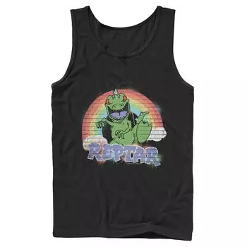 Мужская майка Rugrats Reptar Graffiti Rainbow Licensed Character