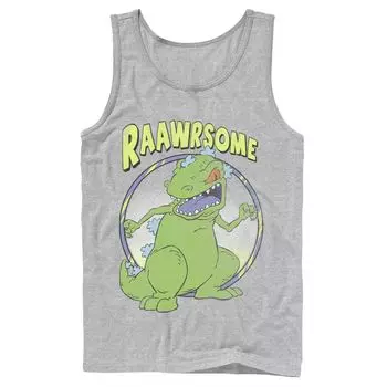 Мужская майка RugRats Reptar Raawrsome Licensed Character