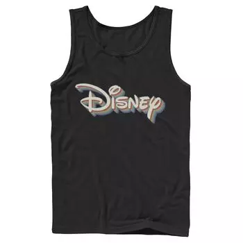 Мужская майка с 3D логотипом Disney Rainbow Licensed Character