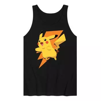 Мужская майка с болтом Pokemon Pikachu Licensed Character