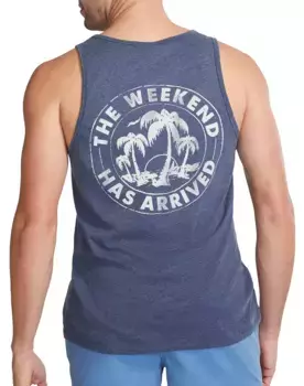 Мужская майка с графическим рисунком chubbies, цвет NAVY 2