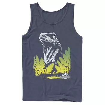 Мужская майка с графическим рисунком Jurassic World Raptor Roaring Behind Busches Licensed Character
