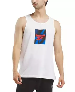 Мужская майка с графическим рисунком Reebok, белый
