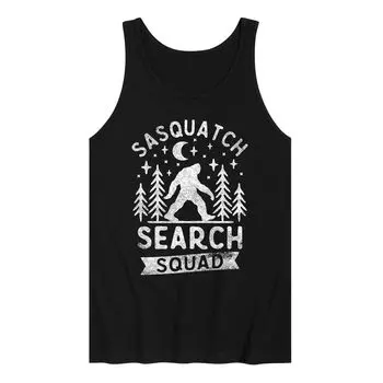 Мужская майка с графическим рисунком Sasquatch Search Squad Licensed Character