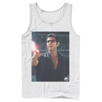 Мужская майка с изображением парка Юрского периода Ian Malcolm Road Flare и графическим рисунком Licensed Character