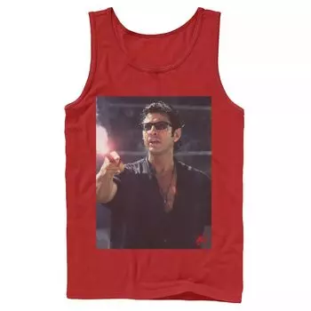 Мужская майка с изображением парка Юрского периода Ian Malcolm Road Flare и графическим рисунком Licensed Character