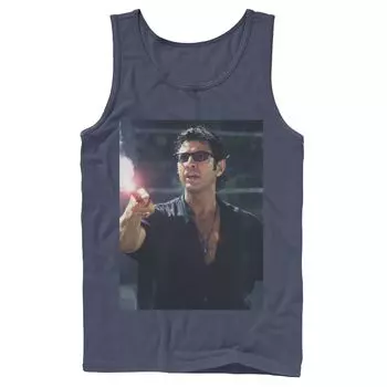 Мужская майка с изображением парка Юрского периода Ian Malcolm Road Flare и графическим рисунком Licensed Character