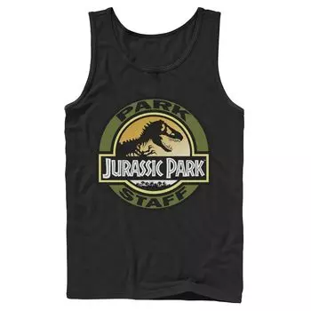 Мужская майка с изображением скелета T-Rex из парка Юрского периода Staff Icon Jurassic World