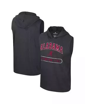 Мужская майка с капюшоном без рукавов Alabama Crimson Tide Varsity Colosseum, красный