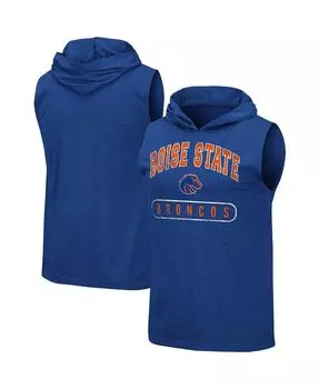 Мужская майка с капюшоном royal boise state broncos varsity из меланжевой ткани с капюшоном Colosseum, мульти