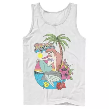 Мужская майка с логотипом Ariel в стиле Русалочки Disney Disney Licensed Character