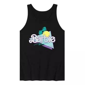 Мужская майка с логотипом Barbie, черный