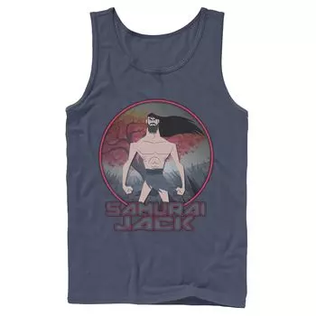 Мужская майка с логотипом CN Samurai Jack Circle Licensed Character