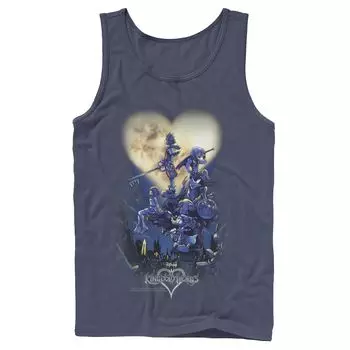 Мужская майка с логотипом Disney Kingdom Hearts Group Shot Licensed Character