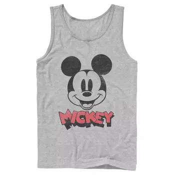 Мужская майка с логотипом Disney Mickey & Friends Mickey Big Face Licensed Character