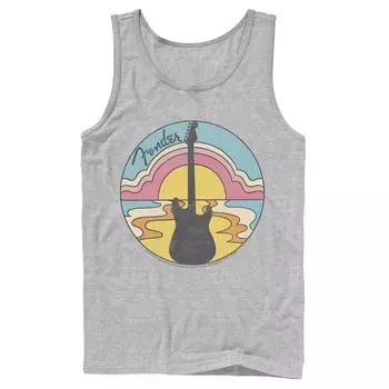 Мужская майка с логотипом Fender Groovy Sunset Licensed Character