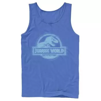 Мужская майка с логотипом Jurassic World System Breach Licensed Character