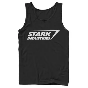 Мужская майка с логотипом Marvel Iron Man Stark Industries