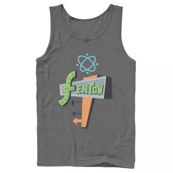 Мужская майка с логотипом Nickelodeon Danny Phantom Fenton Science Licensed Character