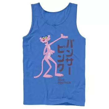 Мужская майка с логотипом Pink Panther Kanji Portrait Licensed Character