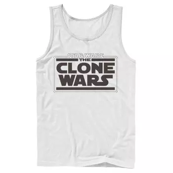 Мужская майка с логотипом Star Wars Clone Wars Licensed Character