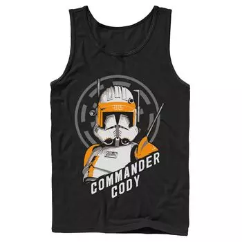 Мужская майка с логотипом Star Wars Commander Cody Bust Licensed Character