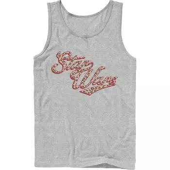 Мужская майка с логотипом Star Wars Cursive Cheetah Licensed Character