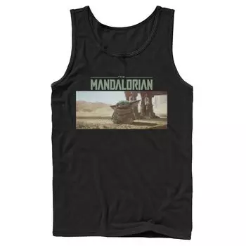 Мужская майка с логотипом Star Wars The Mandalorian The Child Licensed Character
