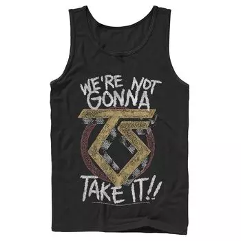 Мужская майка с логотипом Twisted Sister We're Not Gonna Take It Licensed Character