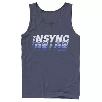 Мужская майка с логотипом в спортивном стиле N'Sync Licensed Character