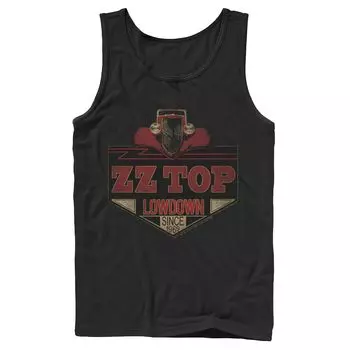 Мужская майка с логотипом ZZ Top Lowdown Hot Rod Licensed Character