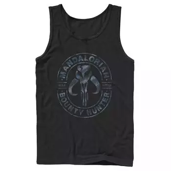 Мужская майка с маркой Star Wars The Mandalorian Bounty Hunter Licensed Character
