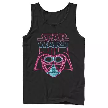 Мужская майка с неоновым логотипом «Звездные войны» Дарта Вейдера Star Wars