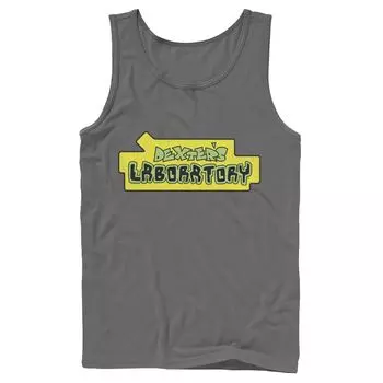 Мужская майка с оригинальным логотипом Cartoon Network Dexter's Laboratory Licensed Character