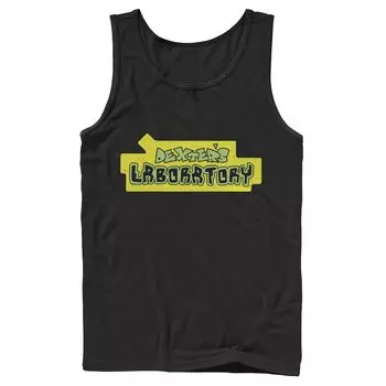 Мужская майка с оригинальным логотипом Cartoon Network Dexter's Laboratory Licensed Character
