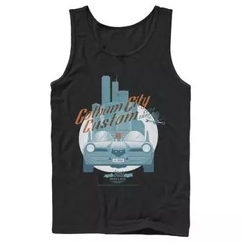 Мужская майка с плакатом DC Comics Gotham City Customs Shop на бретелях