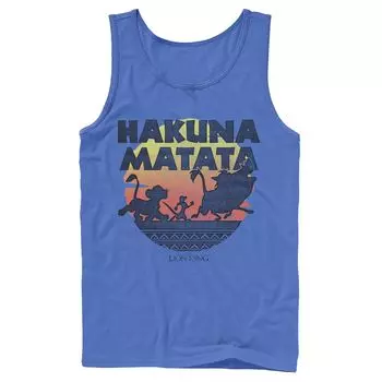 Мужская майка с портретом Disney The Lion King Hakuna Mata Licensed Character