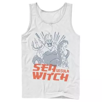 Мужская майка с портретом «Русалочка Урсула Морская ведьма Диснея» Disney