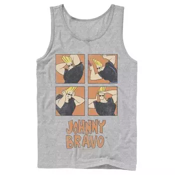 Мужская майка с прической Cartoon Network Johnny Bravo Box Up Licensed Character