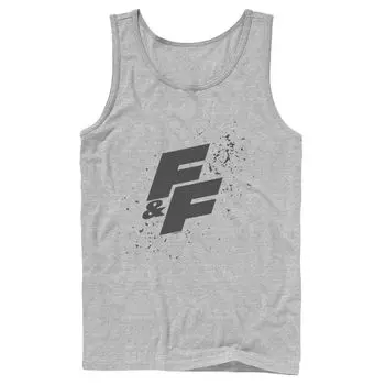 Мужская майка с ярким логотипом Fast & Furious Paint Splatter Licensed Character