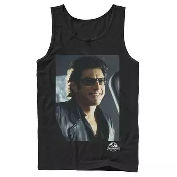 Мужская майка с рисунком Jurassic Park Goldblum Sly Smile Licensed Character