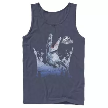 Мужская майка с рисунком Jurassic World Aquatic Dinosaur Splash Licensed Character