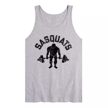 Мужская майка с рисунком Sasquats Gym Licensed Character, серый