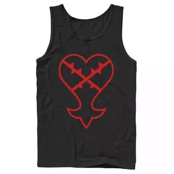 Мужская майка с символами Disney Kingdom Hearts Heartless Licensed Character